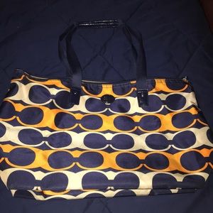 Gently used Nylon Coach tote